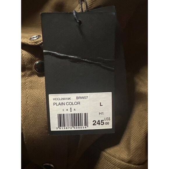 The Kooples Mens Brown Shirt With Shoulder Tabs & Patch Pockets - Picture 8 of 8